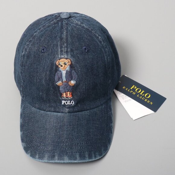 Polo Ralph Lauren Accessories - Polo Ralph Lauren Bear Embroidered Cowboy Baseball Cap